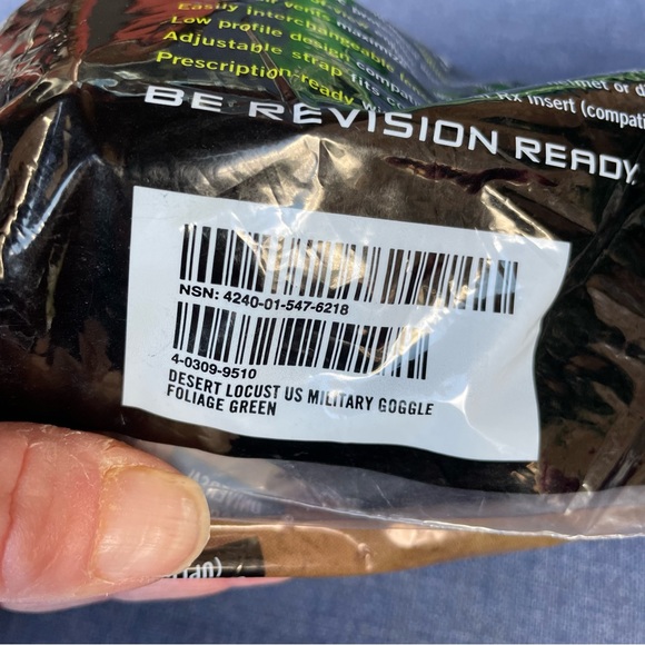 Revision desert Locust Military Goggle System Foliage Green New - Picture 7 of 7